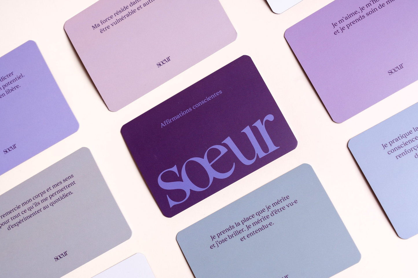 Cartes d'Affirmations Conscientes