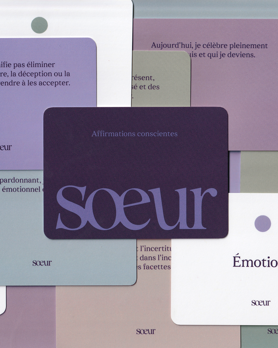 Cartes d'Affirmations Conscientes