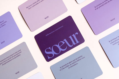 Cartes d'Affirmations Conscientes